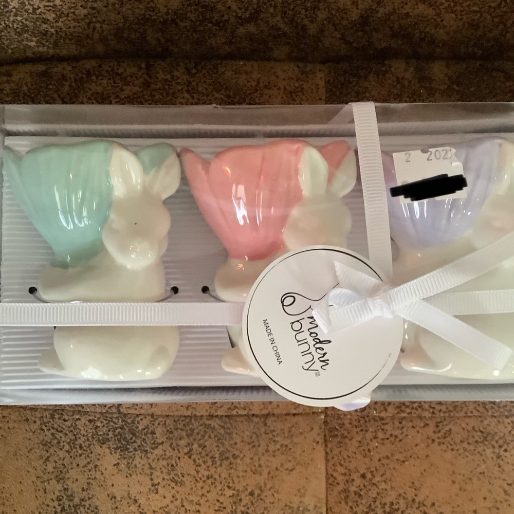 Charming Bunny Candle Holders